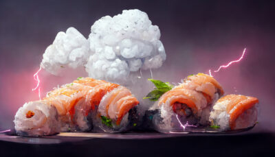 雷をまとう寿司