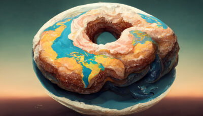 ドーナツ状の地球