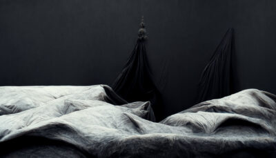 漆黒のベッド