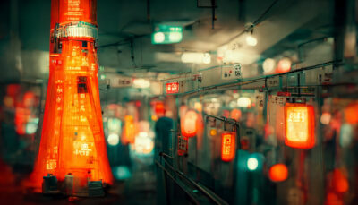 地下にある東京タワー
