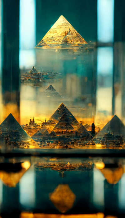 ガラスで出来たエジプト