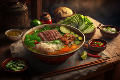 ベトナム料理のフルコース